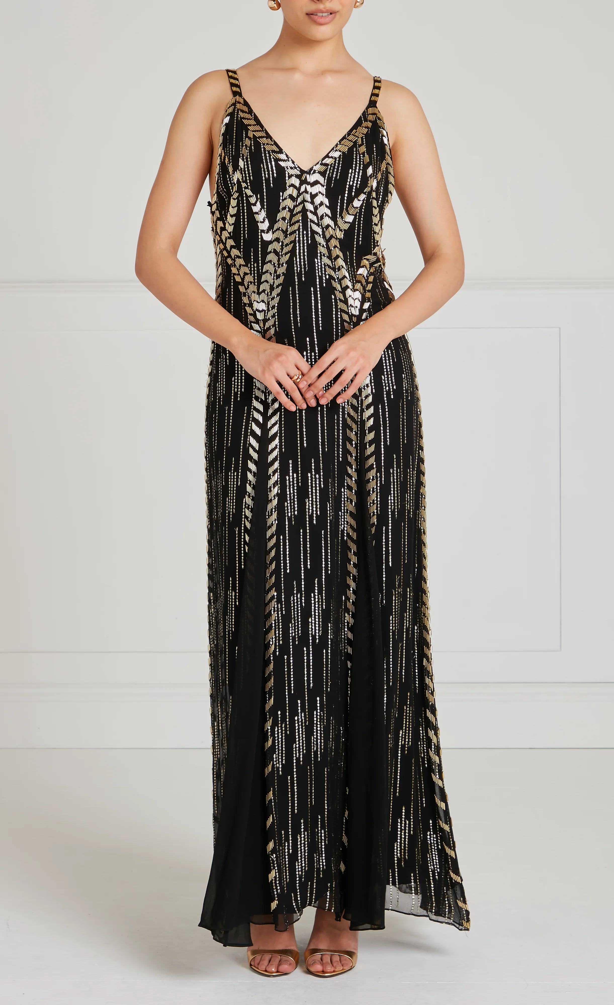 Viola Strappy Dress - Black - Image 2