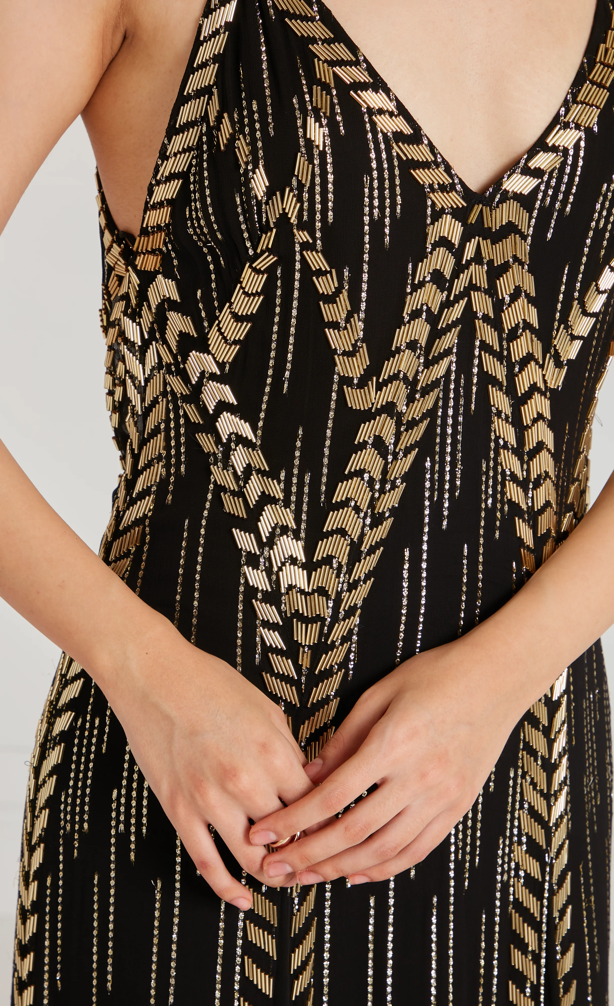 Viola Strappy Dress - Black - Image 8