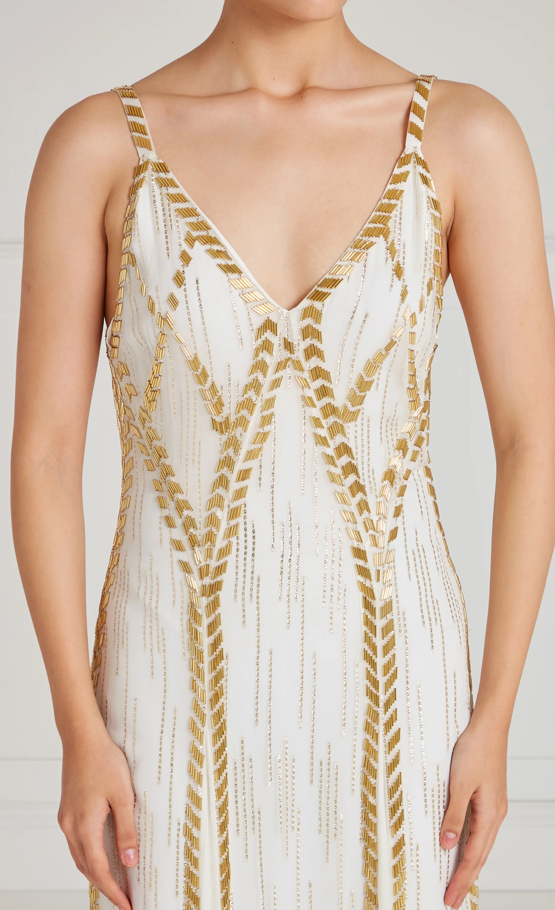 Viola Strappy Dress - Ivory - Image 7