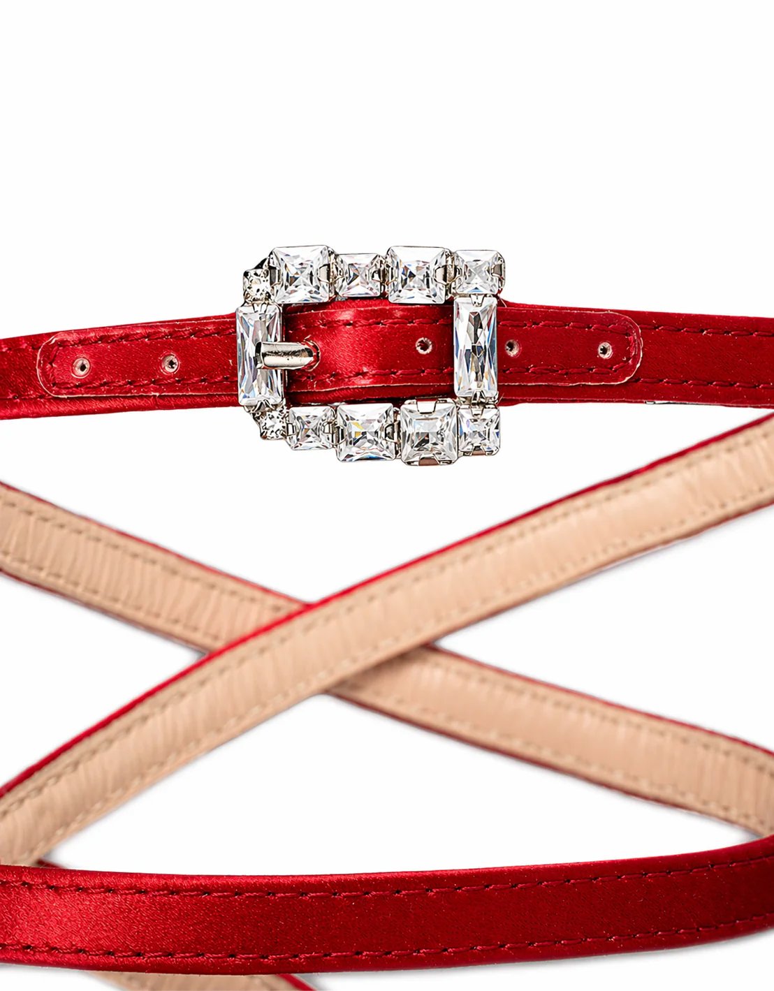 Vixen Strappy Sandals - Red - Image 7